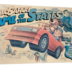 GeoSafari Game of the States by Educational Insights Complete Vintage 1991